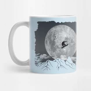 Snowboard Freestyle - Grey Night Mug